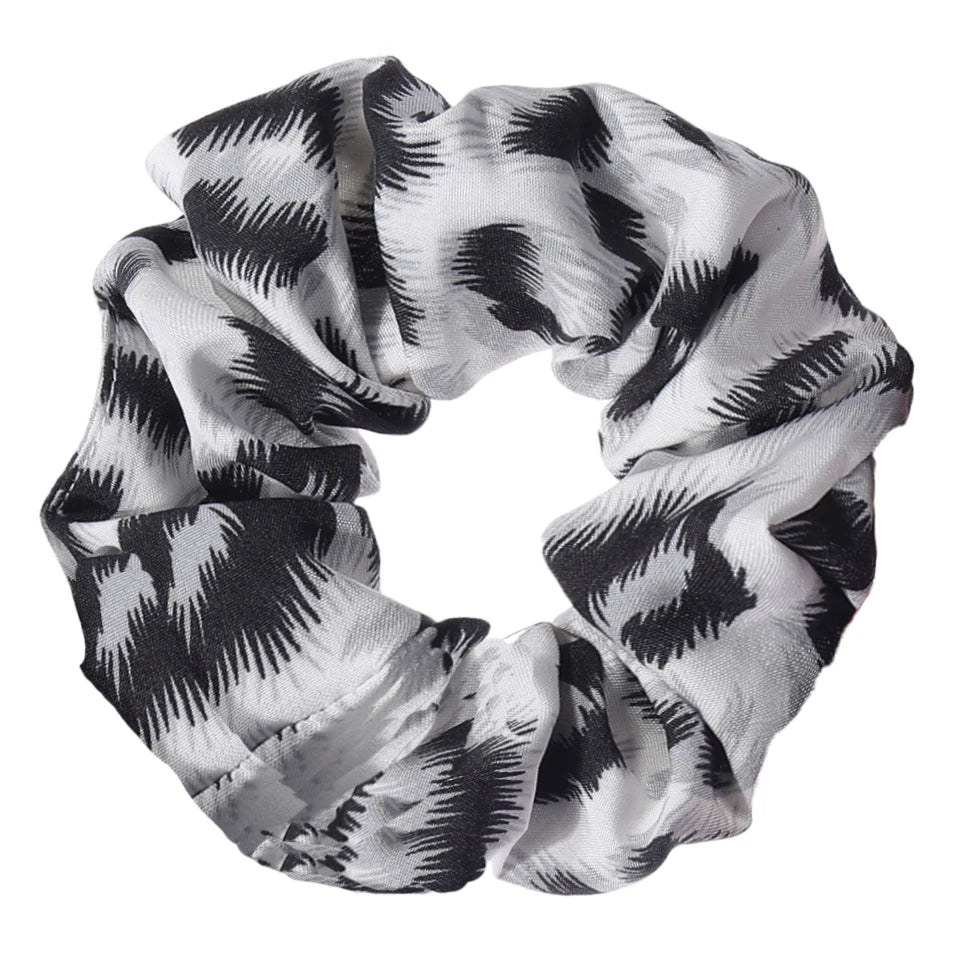 Leopard Print Scrunchie High Elastic Hair Tie Elegant - Smarsty