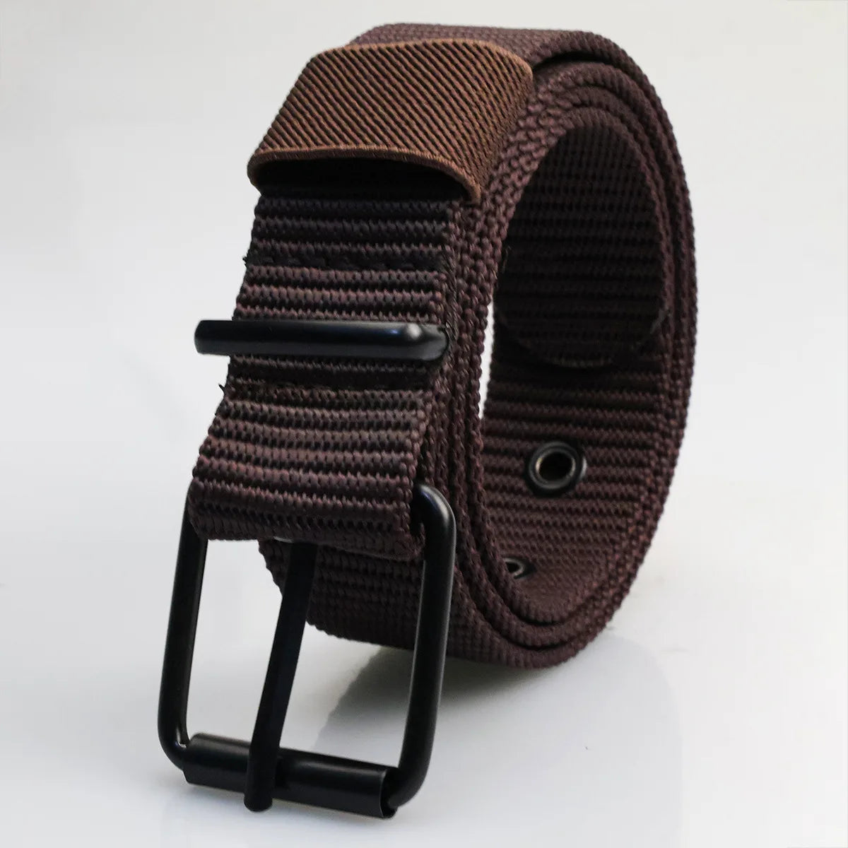 Men's Canvas Belt With Porous Pin Buckle Durable Fashion Accessory - Smarsty