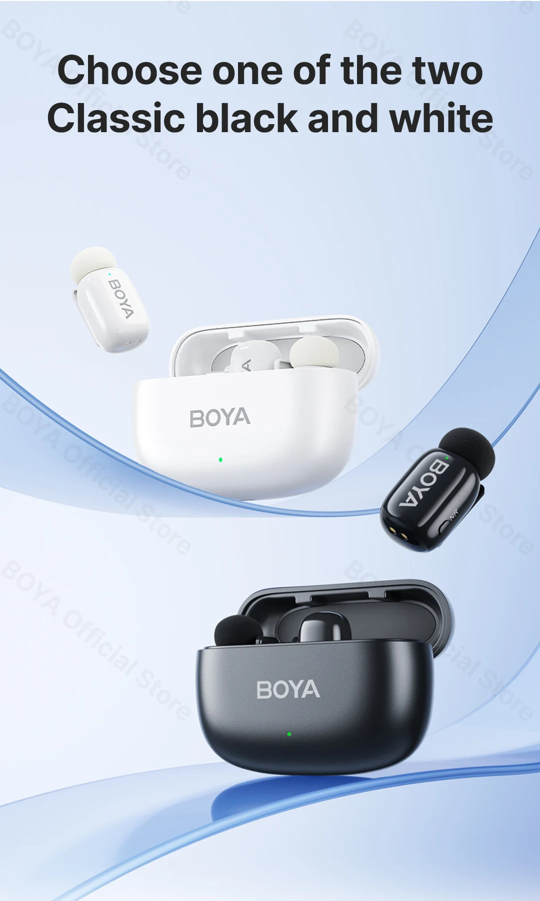 Boya Mini Wireless Lavalier Microphone for Mobile Recording - Smarsty