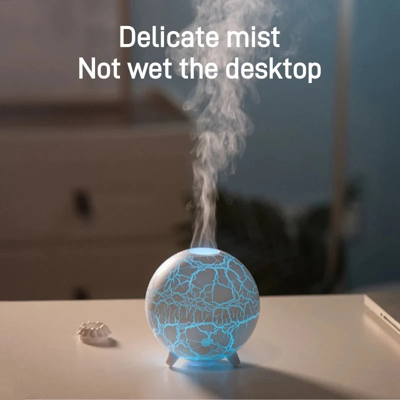 Colorful Atmosphere Lamp USB Humidifier with Essential Oil Diffuser - Smarsty