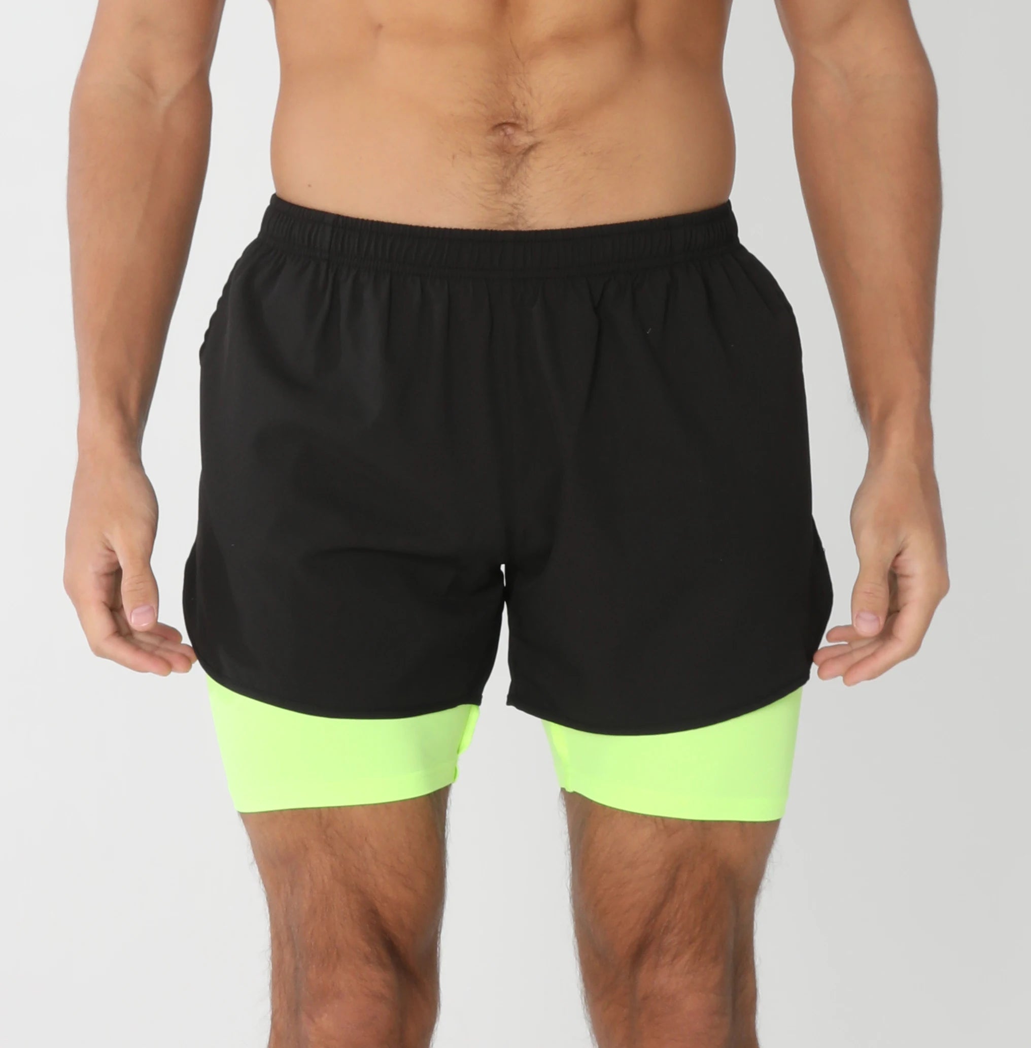Gym Shorts Men Running Shorts with Liner Pockets Towel Loop Quick Dry Lightweight Workout Men's Breathable Athletic Sport Shorts - Smarsty