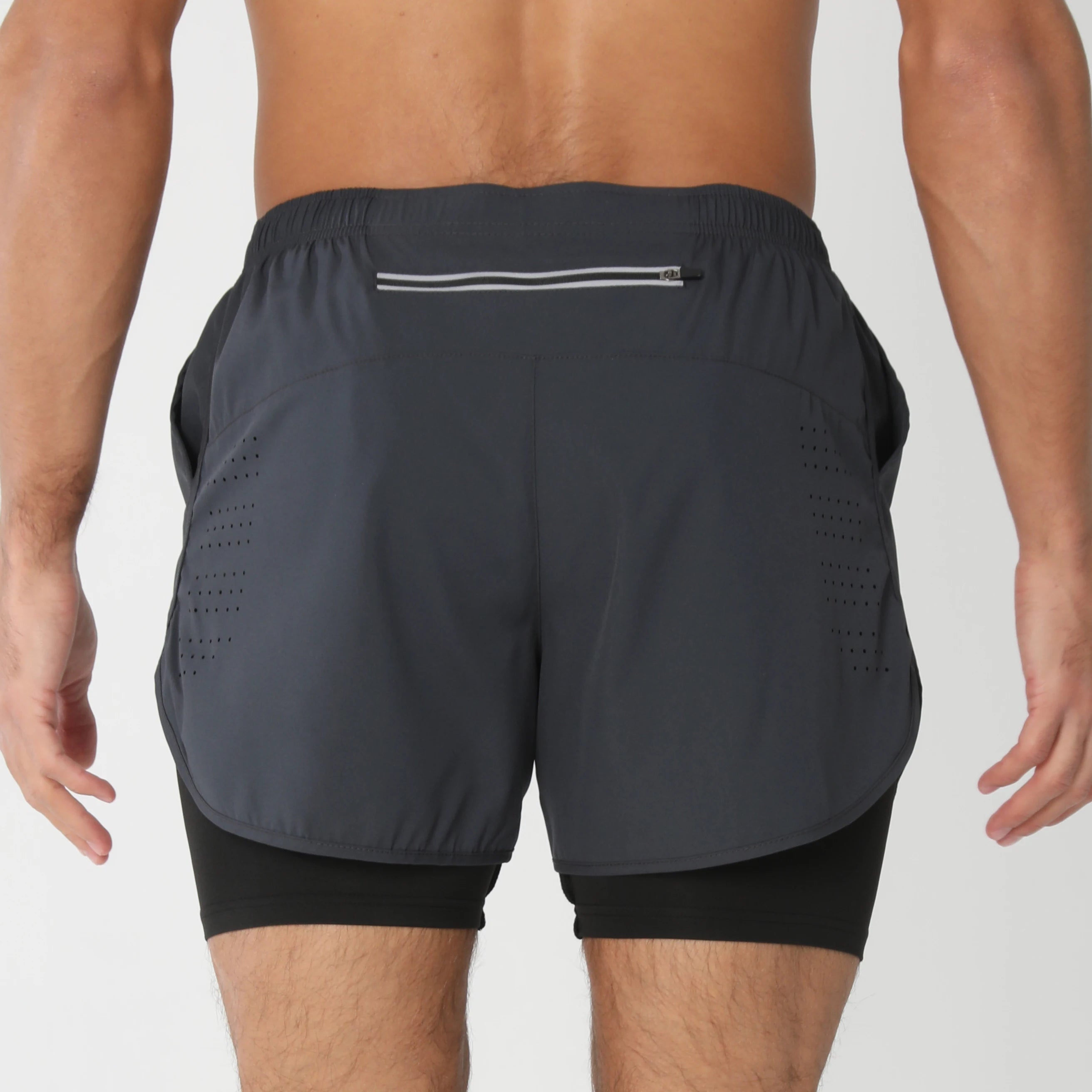 Gym Shorts Men Running Shorts with Liner Pockets Towel Loop Quick Dry Lightweight Workout Men's Breathable Athletic Sport Shorts - Smarsty