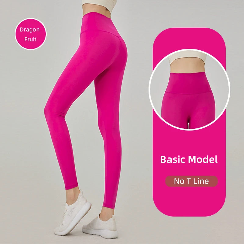 2024 Hot Sale Fitness Lenggings Female Full Length Leggings Running Pants Comfortable And Formfitting Yoga Pants Workout Legging - Smarsty