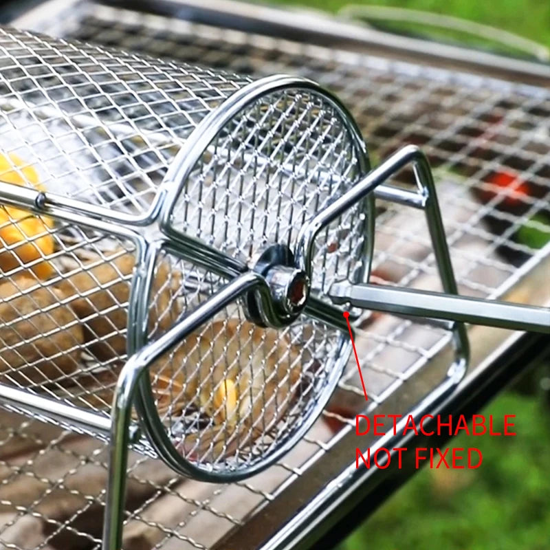 Stainless Steel BBQ Grill Mesh Basket for Perfect Roasting - Smarsty