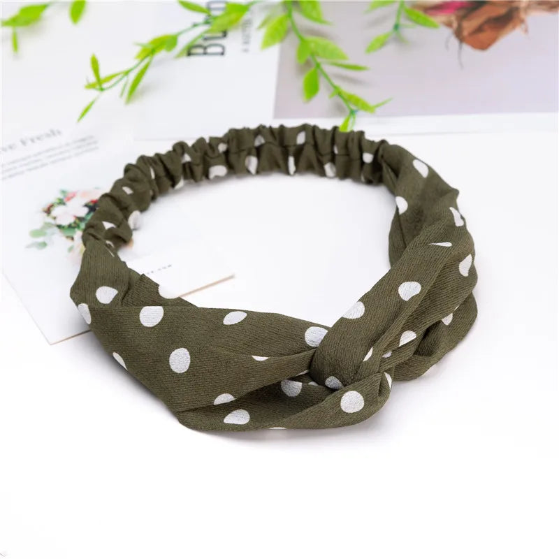 Bohemian Print Headbands For Women Vintage Turban Comfort - Smarsty