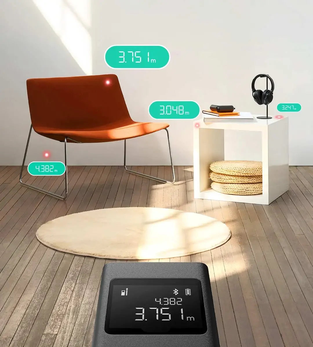 Xiaomi Mijia Smart Laser Rangefinder with LCD Display - Smarsty