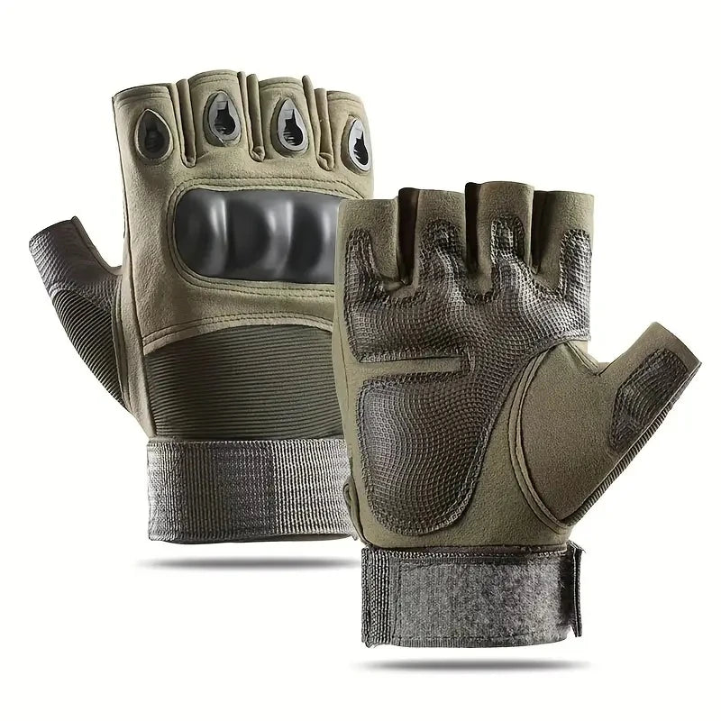 Tactical Fingerless Gloves for Men Outdoor Sports - Smarsty