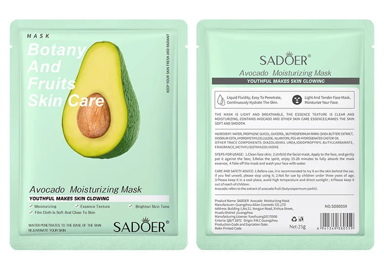 Natural Plant Face Masks for Deep Hydration and Firming - Smarsty
