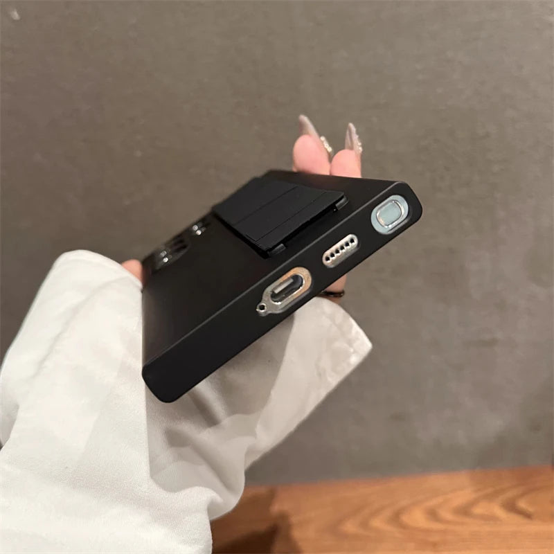Shockproof Silicone Wrist Strap Case Matte Clear Cover - Smarsty