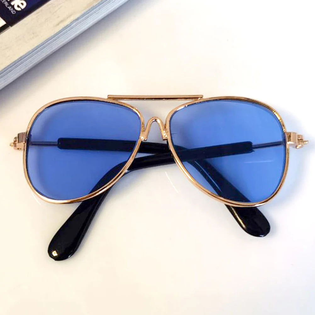 Vintage Round Dog Sunglasses for Stylish Pet Photos - Smarsty