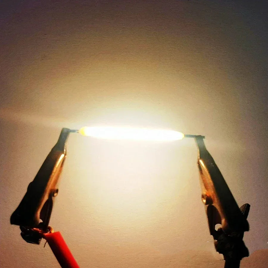 5~100PCS Per Box 3V 38mm LED Filament Multicolour COB Edison Bulb Lamp Incandescent Light Diodes Accessories Holiday Lighting - Smarsty