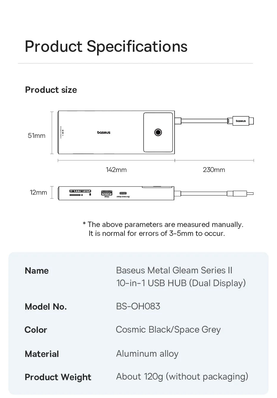Usb C Hub 8K Hdmi Expansion For Multiscreen And Peripherals