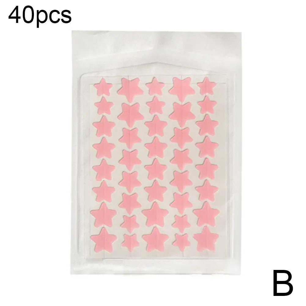 Colorful Star Heart Shaped Acne Pimple Patches - Smarsty