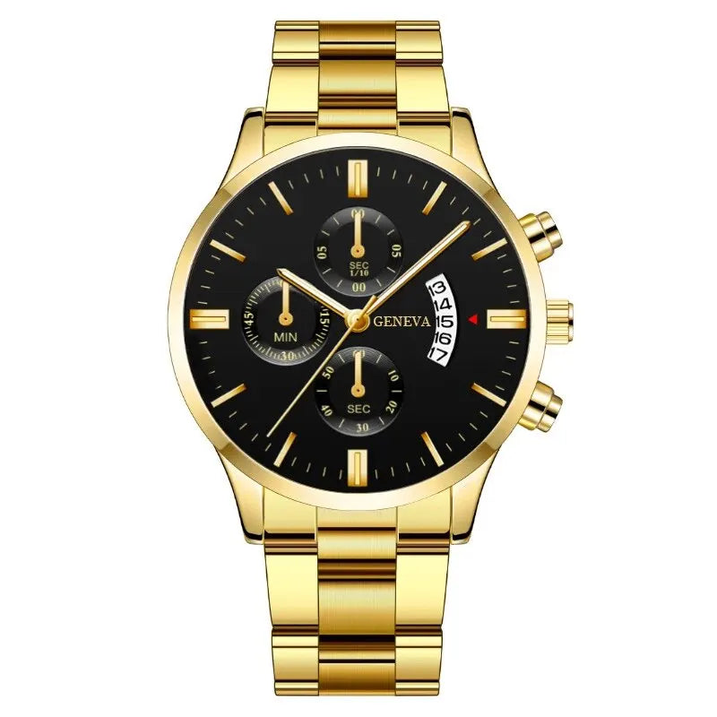 Luxury Stainless Steel Quartz Watch for Men - Smarsty