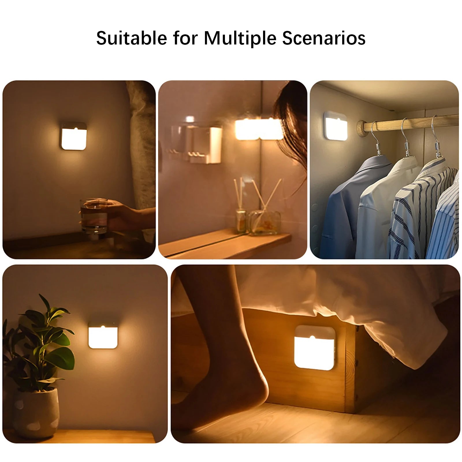 LED Wireless Motion Sensor Night Light for Easy Navigation - Smarsty