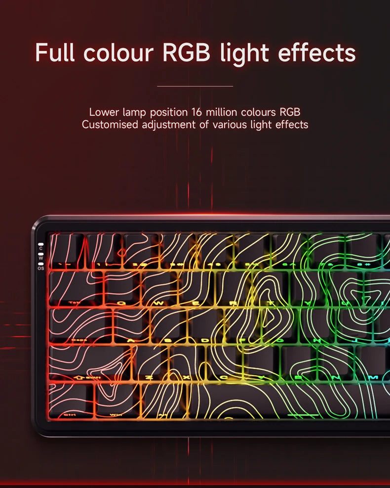 Magnetic Switch 60 Percent Mechanical Keyboard For Gaming