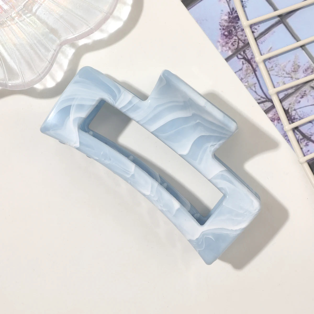 Pink Medium Sized Hair Claw Clips Strong Hold For All - Smarsty