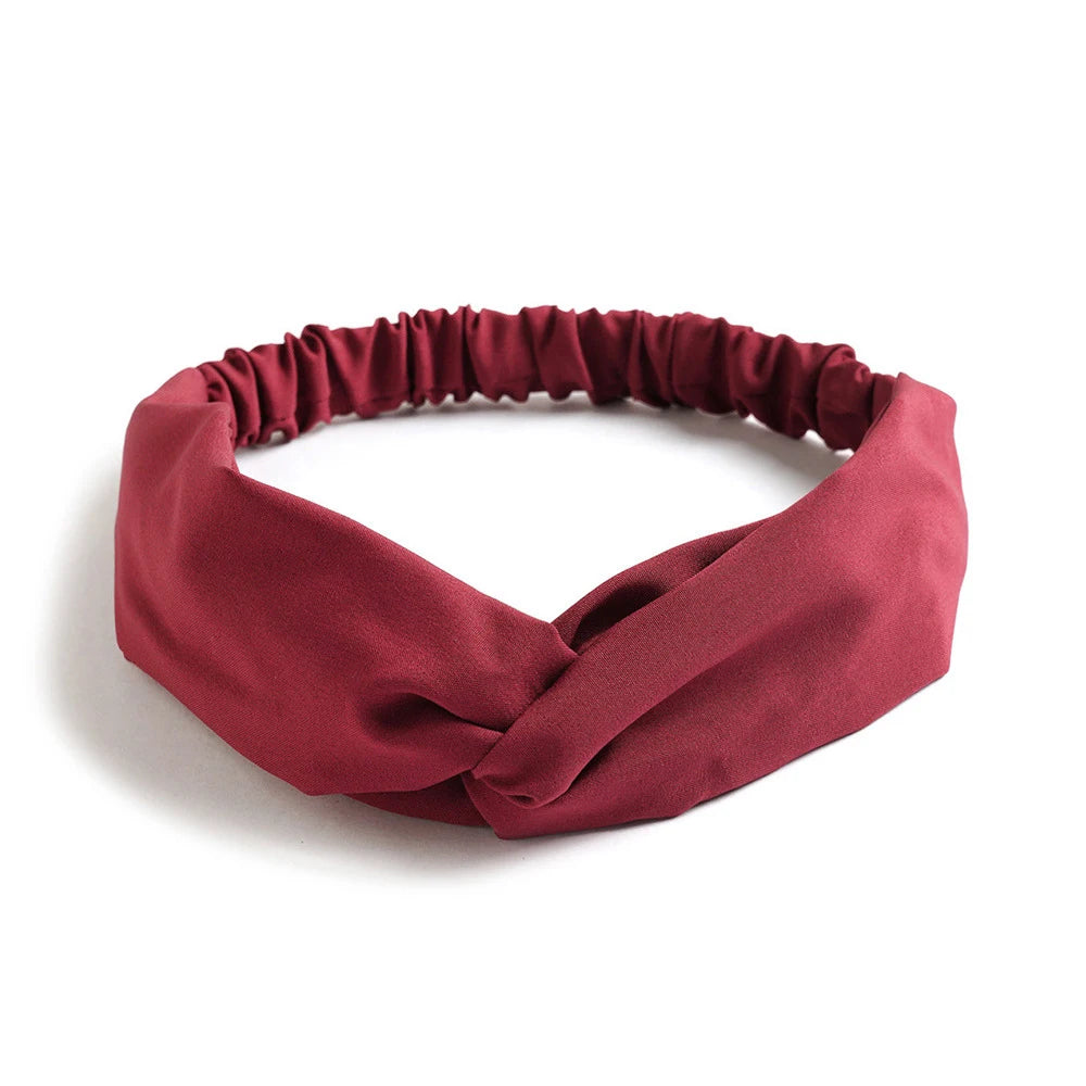 Bohemian Print Cashmere Headbands For Women Vintage Comfort - Smarsty