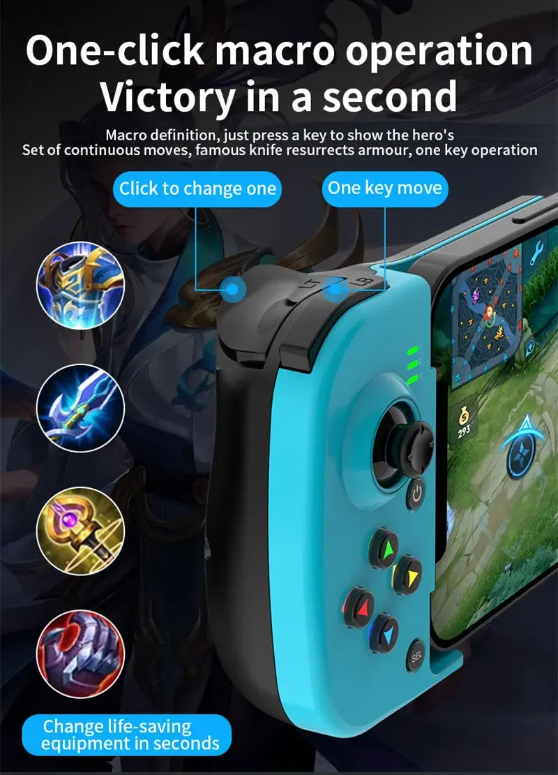 D3 Wireless Bluetooth Game Controller For Mobile Gaming - Smarsty