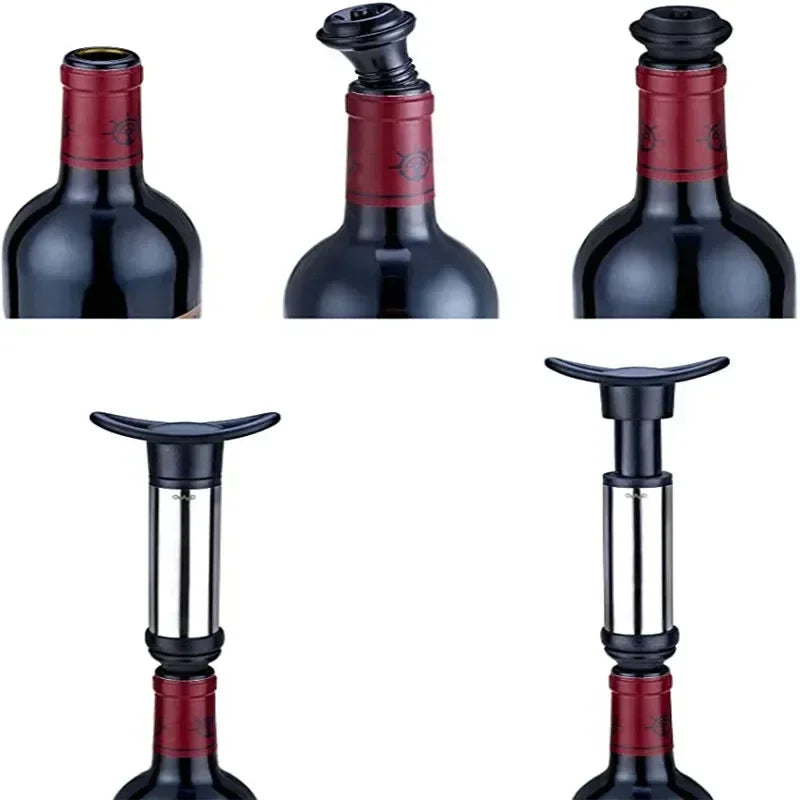 Stainless Steel Wine Stopper Vacuum Pump Eco-Friendly Design - Smarsty