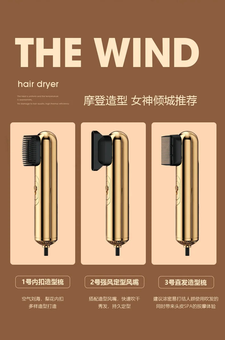 Aurora 3 in 1 Hair Dryer with Moisturizing Ion Technology - Smarsty