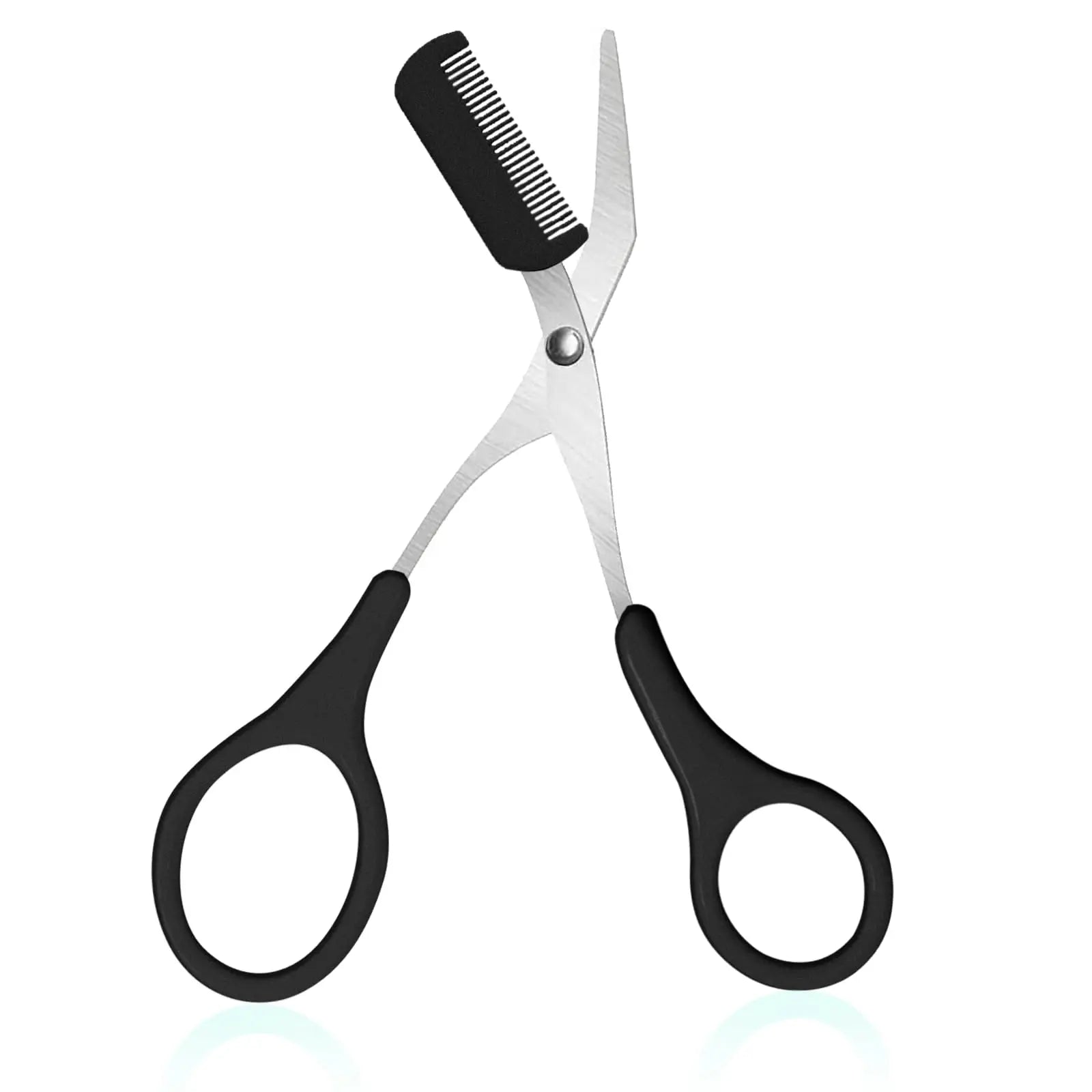 Stainless Steel Eyebrow Trimmer Scissors for Precise Shaping - Smarsty