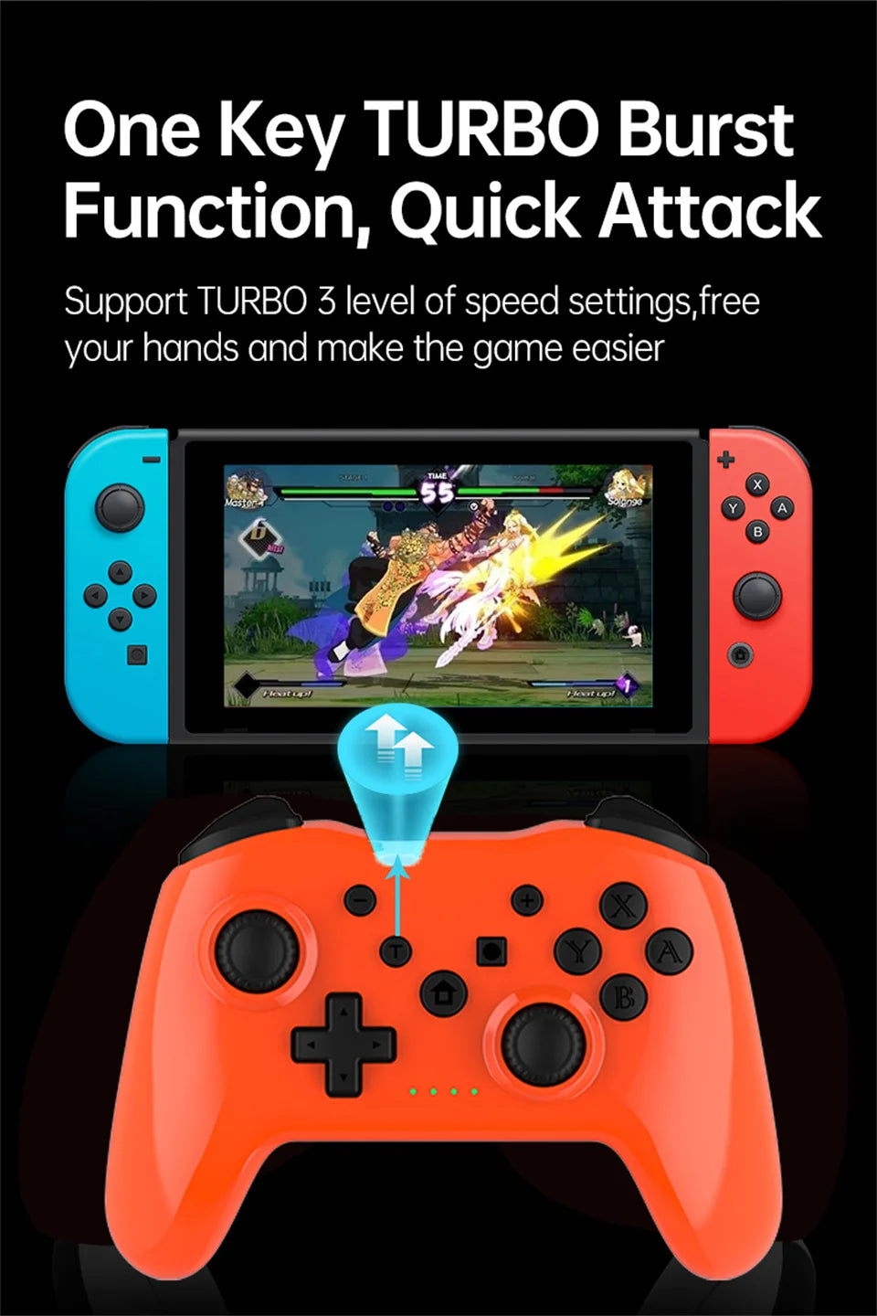 GAMINJA Wireless Bluetooth Gamepad For Nintendo Switch - Smarsty
