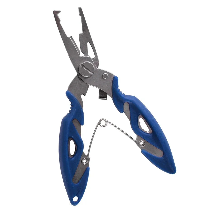 Multifunction Fishing Pliers Tools Accessories for Goods Winter Tackle Pliers Vise Knitting Flies Scissors Braid Set Fish Tongs - Smarsty