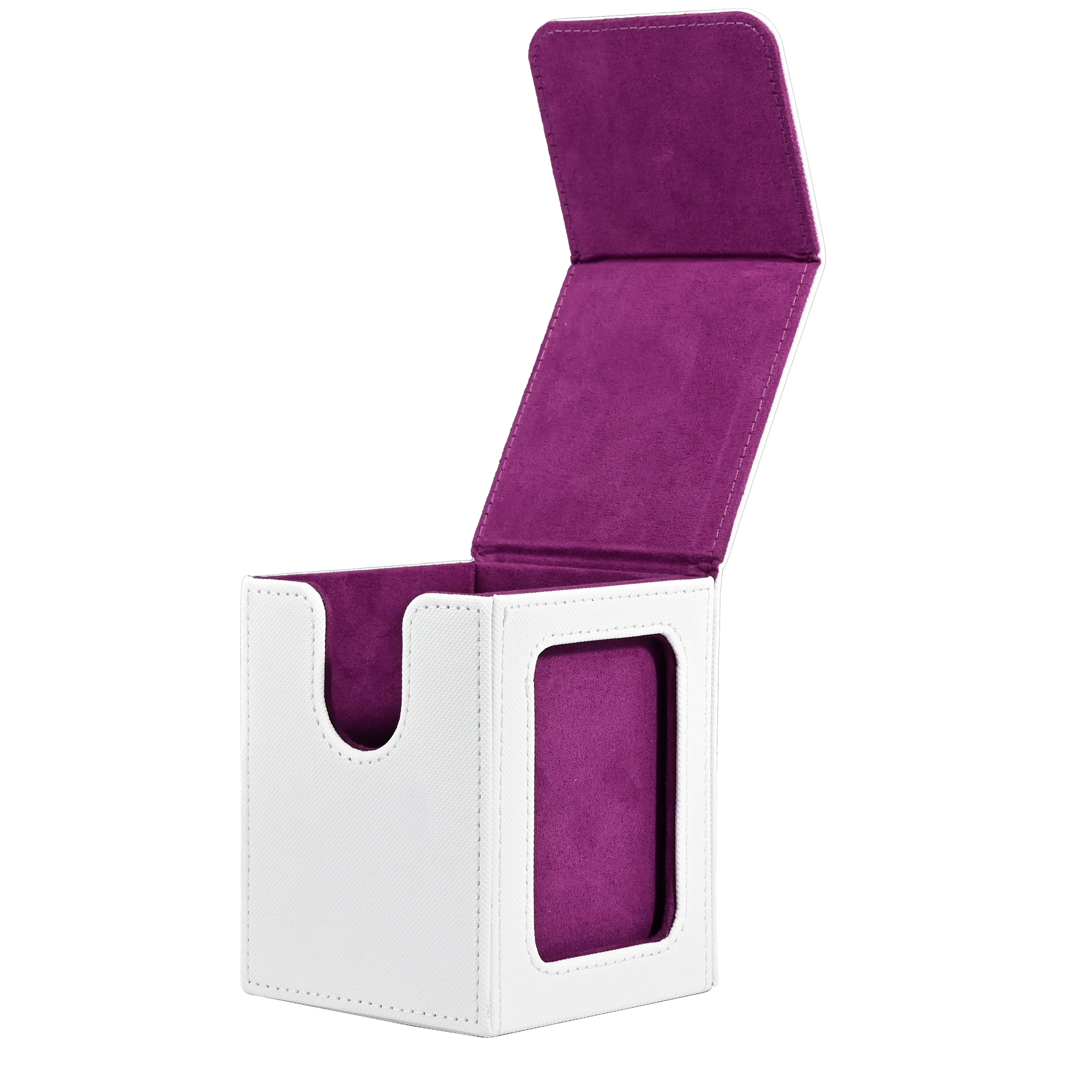 Card Sleeves Holder Game Cards PVC Hard Plastic Toy Top For Protectors Trading Storage Gift 3 x 4inches - Smarsty