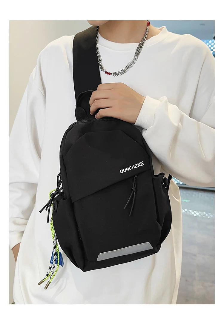 Lightweight Nylon Crossbody Bag Unisex Chest Pack Travel - Smarsty