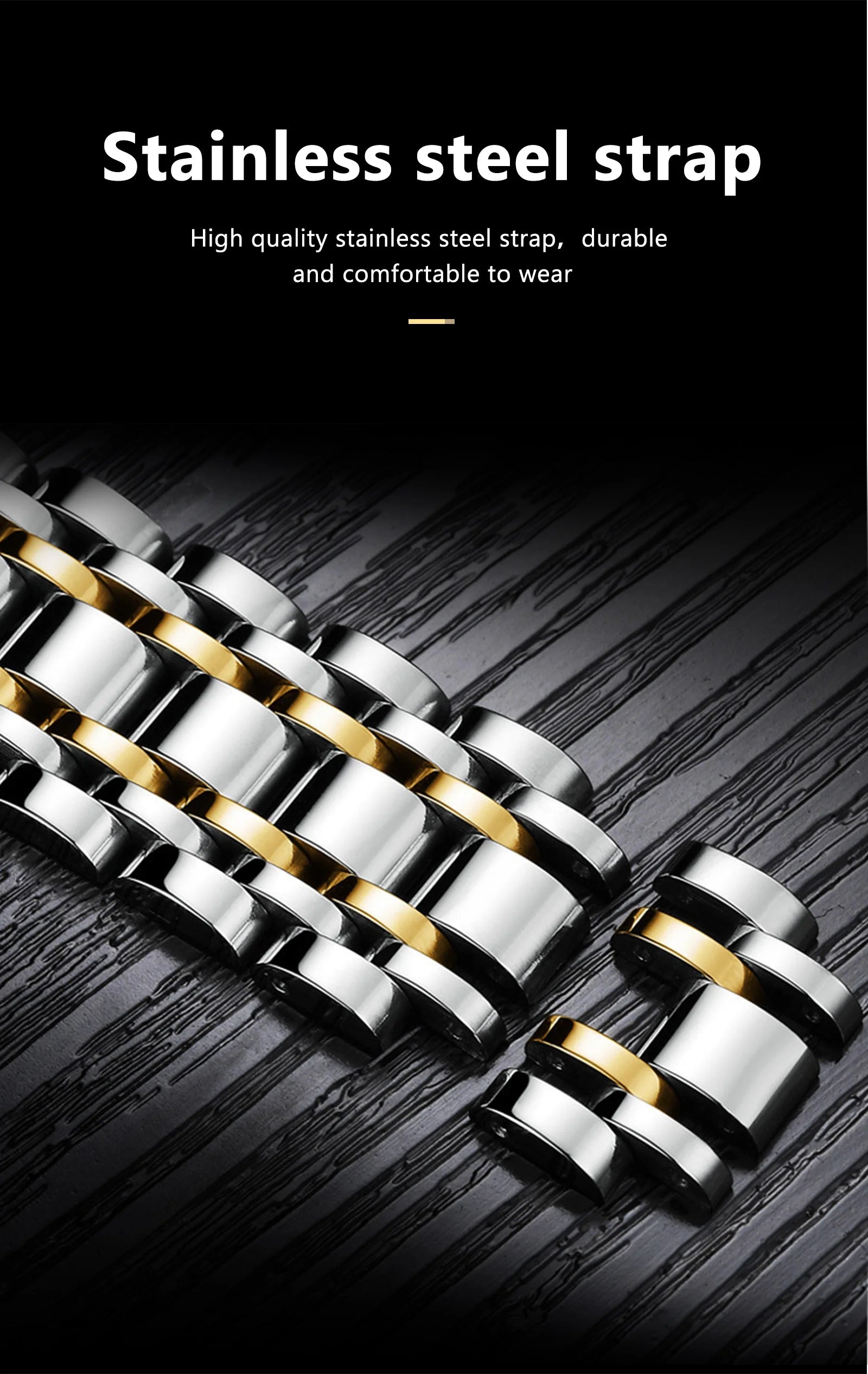 POEDAGAR Luxury Waterproof Men's Watch with Luminous Dial - Smarsty