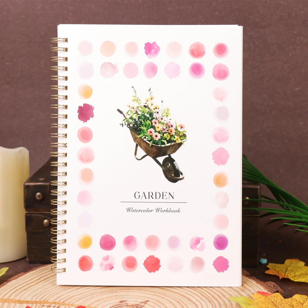 Beginner's Practice Book For Painting Watercolor Oil Painting Dyeing Album Comes Coloring Book Advanced Painting - Smarsty