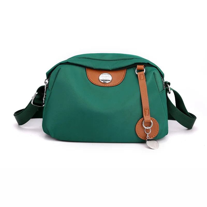 Waterproof Nylon Crossbody Bag For Women With Zipper - Smarsty