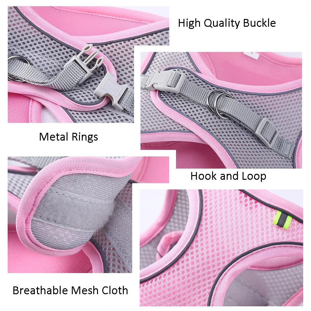 Reflective Adjustable Pet Harness for Outdoor Dogs - Smarsty