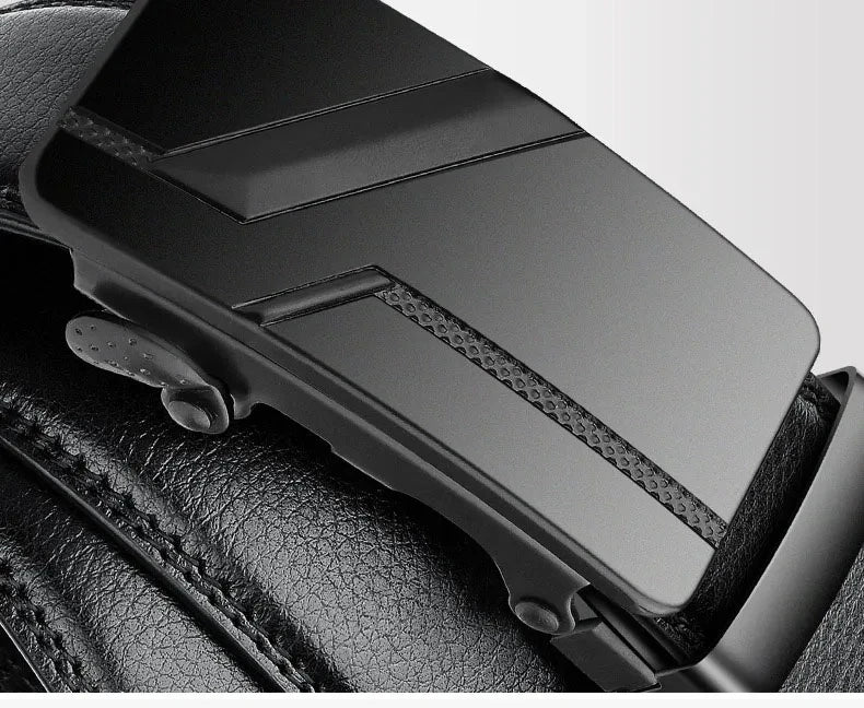 Mens PU Leather Automatic Buckle Belt High Quality - Smarsty