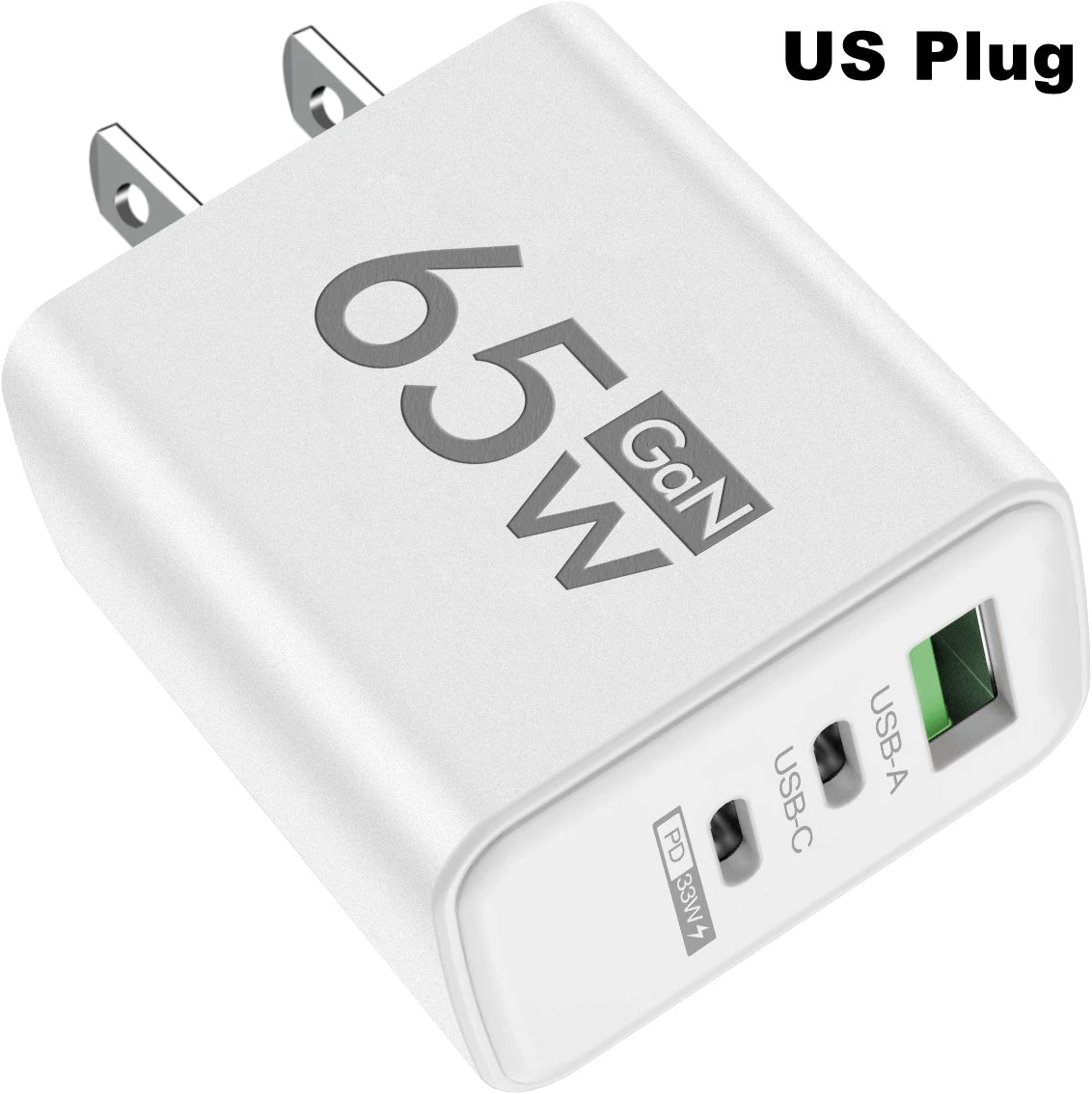Three Port USB C PD Charger Fast Charge Wall Adapter - Smarsty