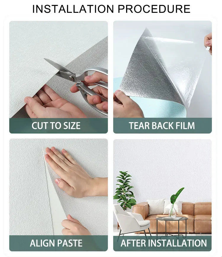 Thick Waterproof 3D Foam Wall Stickers for Home Decor - Smarsty