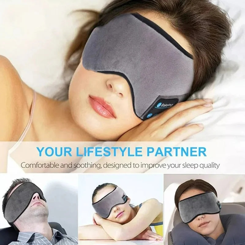 Bluetooth Eye Mask Headphones for Comfortable Sleep - Smarsty