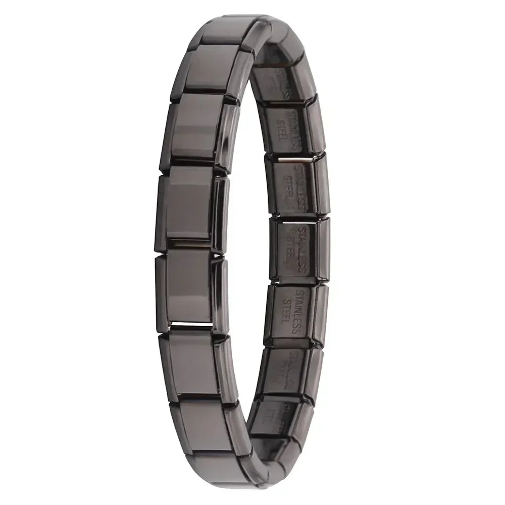 Hapiship Women's Italian Stainless Steel Charm Bracelet - Smarsty