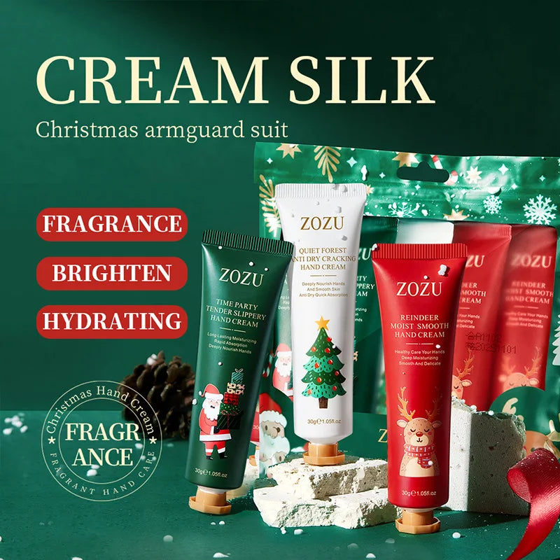Rice Hand Cream Volumizing Rejuvenating Nourishing Moisturizing Refreshing Non-Greasy Hand Care Cream 30g - Smarsty