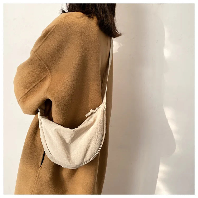 Casual Nylon Crossbody Bag for Women Large Capacity - Smarsty