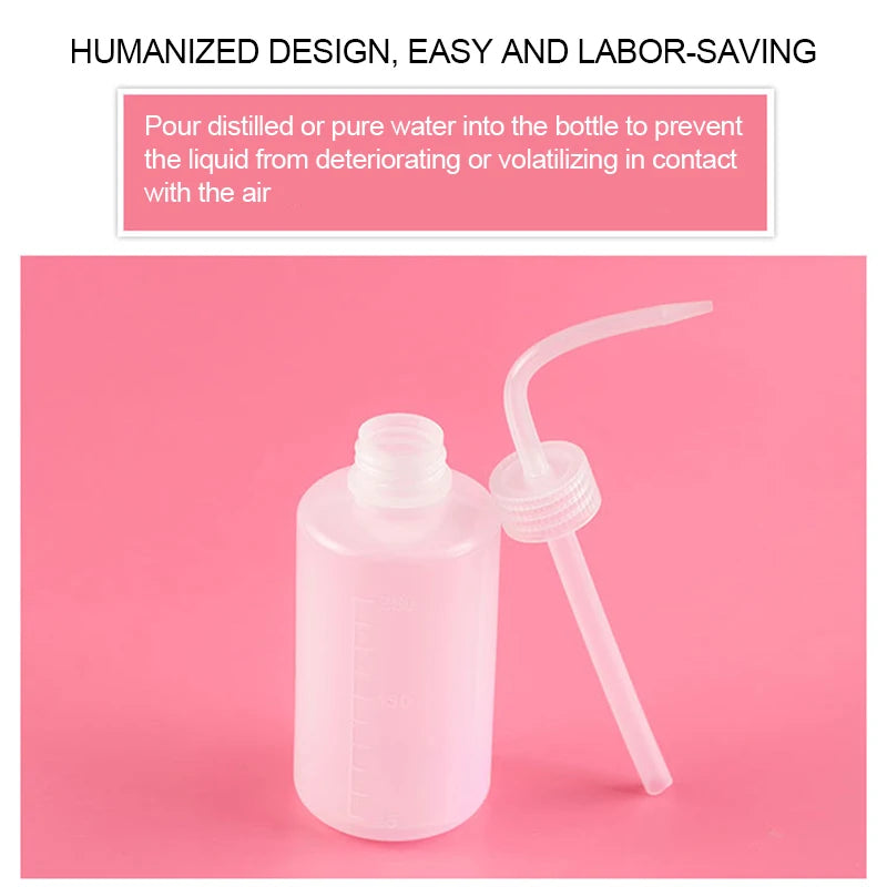 Eyelash Cleaning Bottle with Curved Spout 250ml 500ml - Smarsty