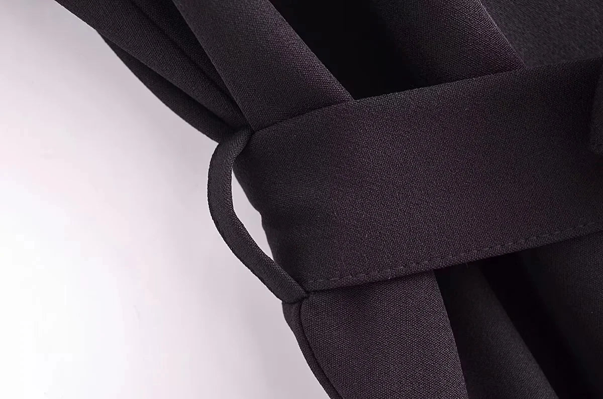 Corset Dress Women Pleated Vests Long Dresses for Women 2024 Sleeveless Office Party Dress Ruched Midi Evening Dresses - Smarsty