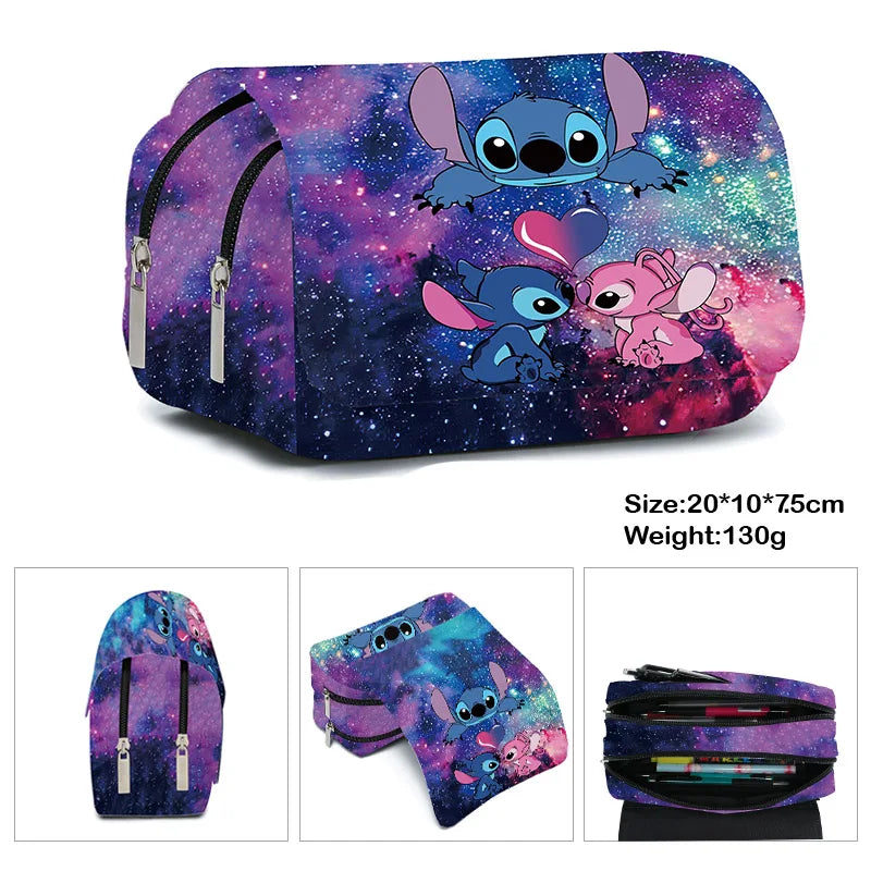 HOT Disney Lilo Stitch Backpack for Girl Boy Student Teenager Children Rucksack Women Casual School Bags Kids Birthday Gift Toy - Smarsty