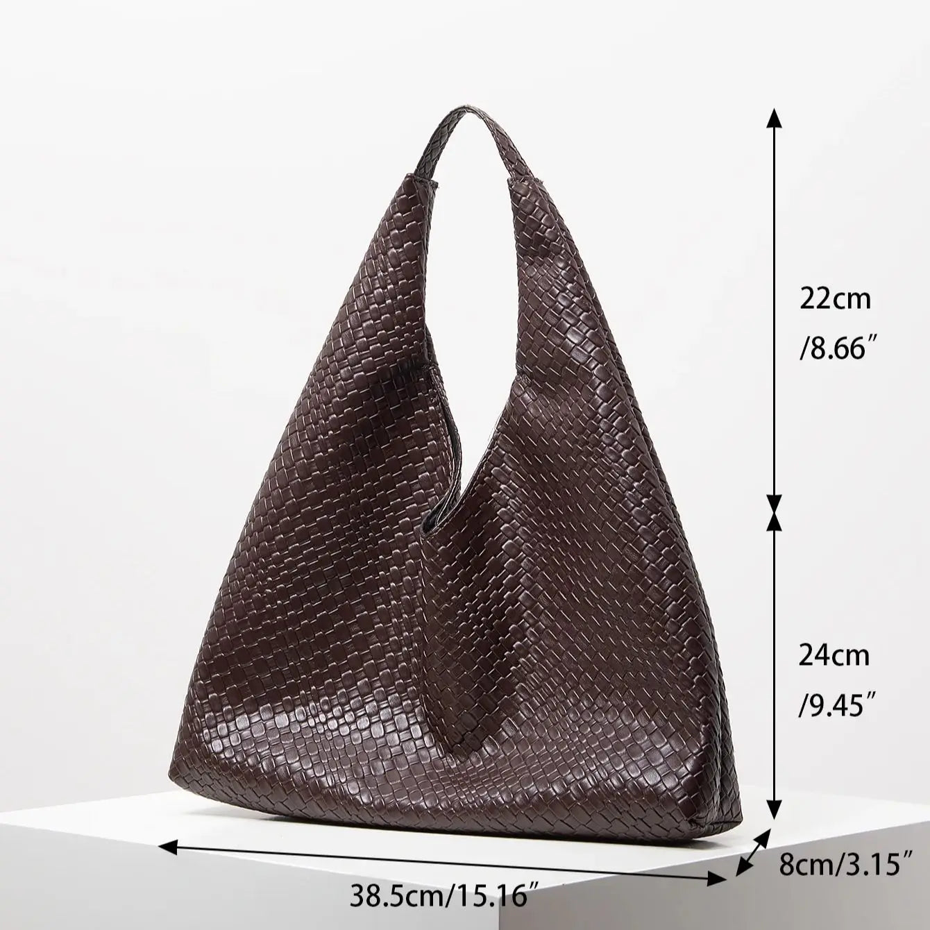 Elegant Retro Shoulder Bag Women Large Tote Everyday - Smarsty