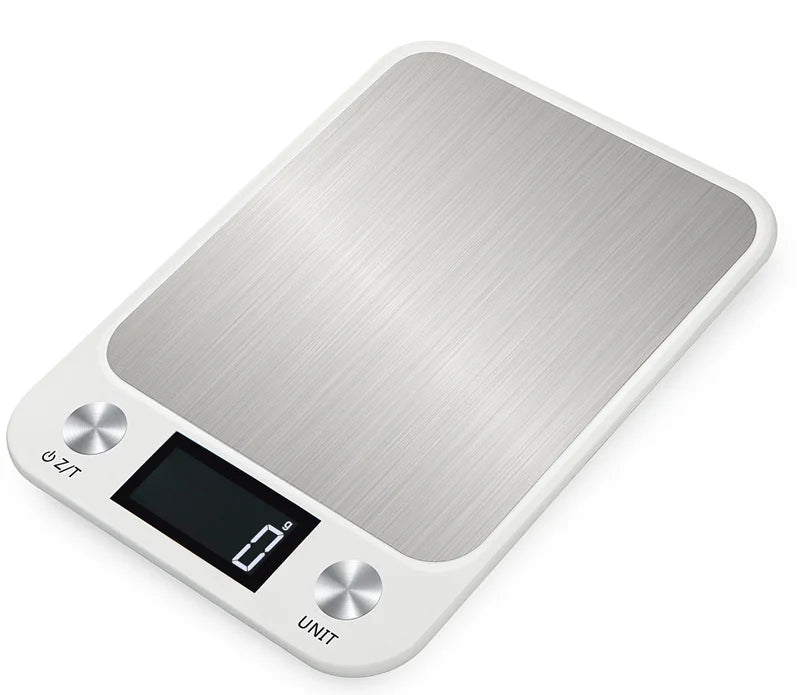 Digital Kitchen Scale 15Kg Stainless Steel Design - Smarsty