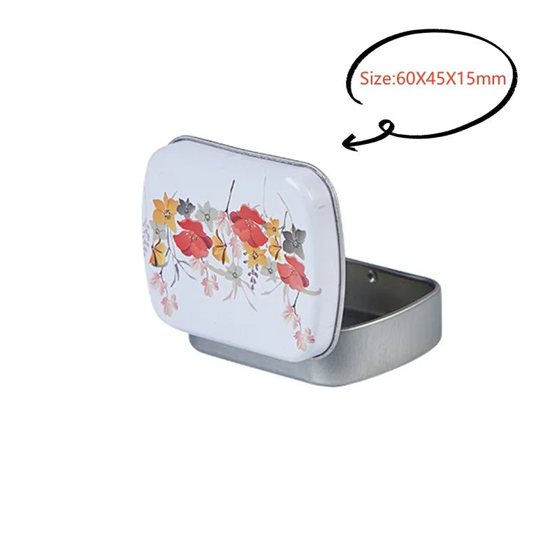 Small Metal Storage Box for Jewelry and Coins - Smarsty