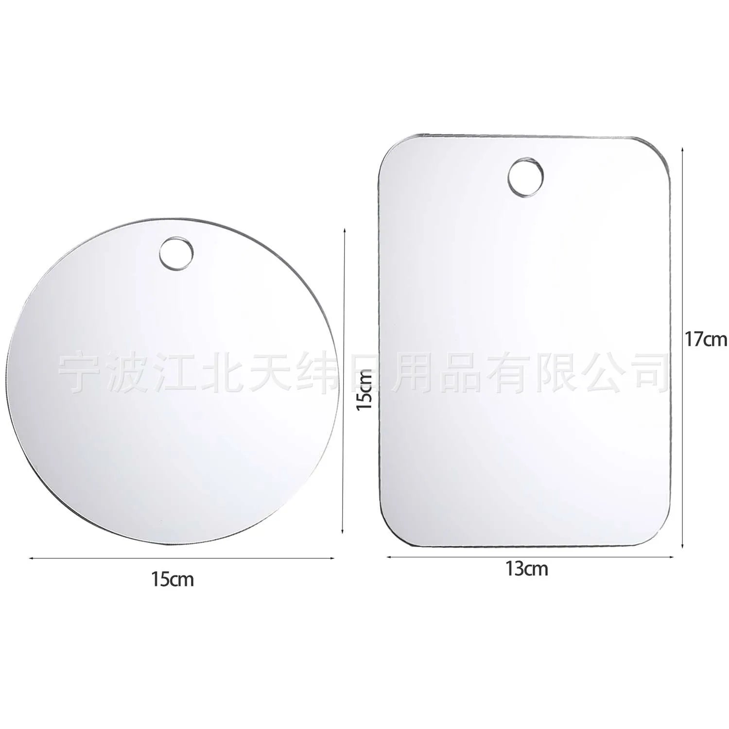 Fogless Acrylic Shower Mirror for Travel and Shaving - Smarsty