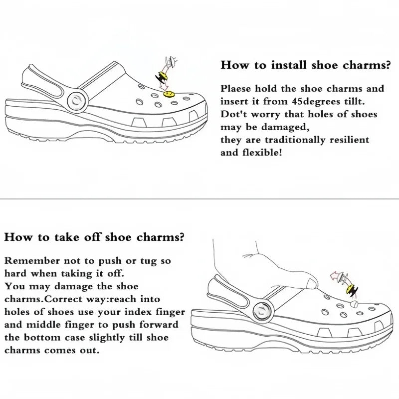 New JIBBITZ Dragon Ball Shoe Charm For Clogs PVC Waterproof Sandals Decorate Buckle Decorations Accessories Toys Gift