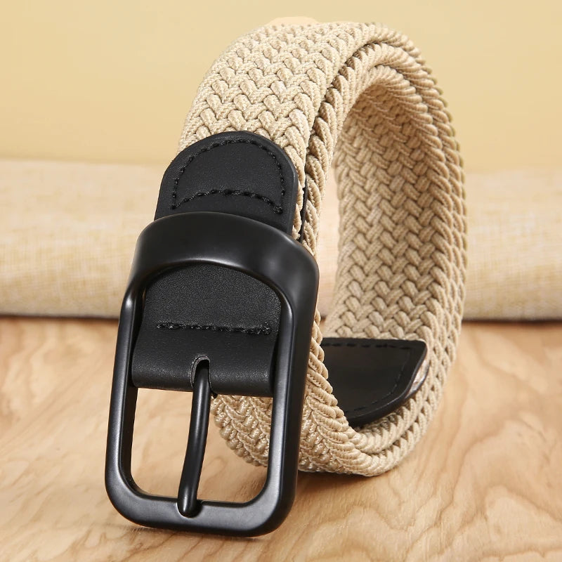 Elastic Stretch Canvas Belt for Men and Women Comfortable Fit - Smarsty